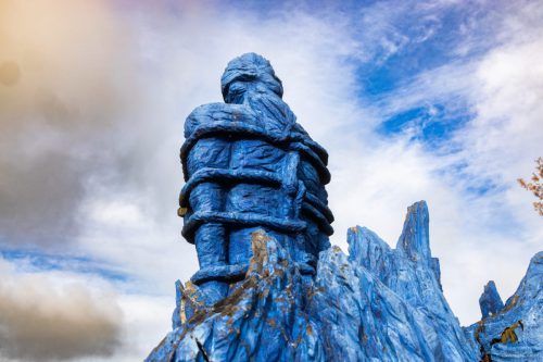 Hexe auf dem Scheiterhaufen