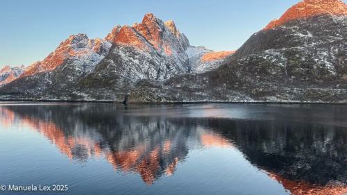 Trollfjord gespiegelt