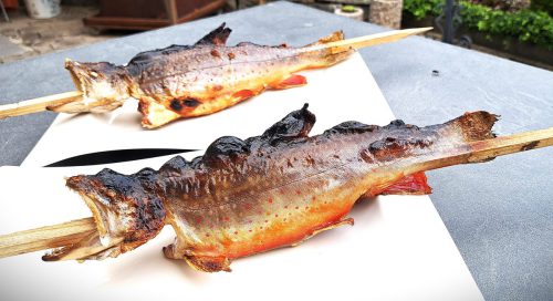 WW 005 Prozess-in-5-Bildern Gegrillte-Fische-Servieren
