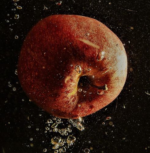 Makroaufnahme eines Apfels