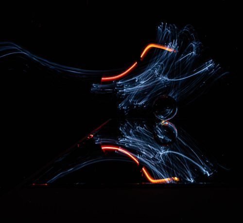 WW Lightpainting Fantasievogel 